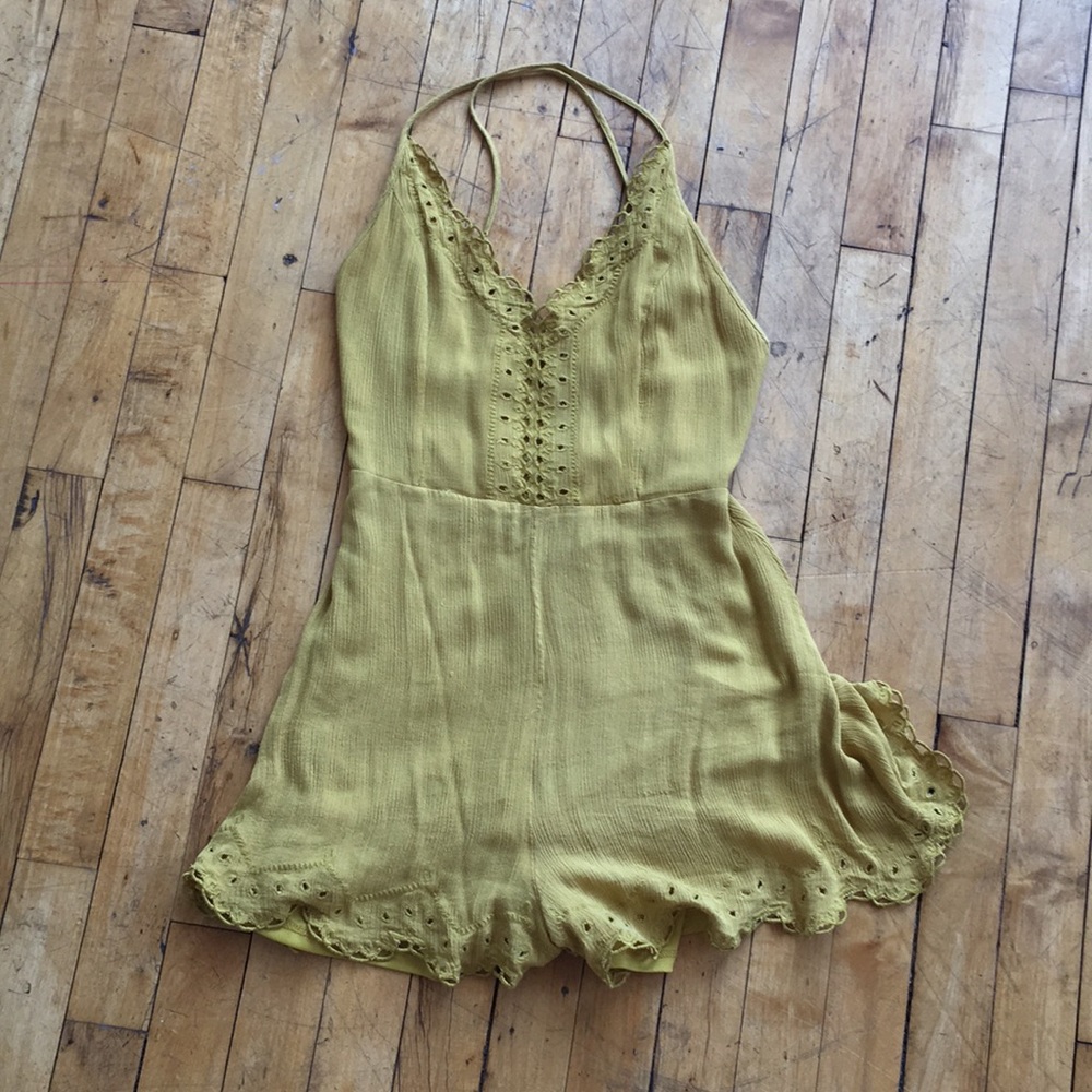 Yellow romper